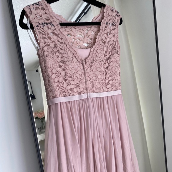 david's bridal
Pink Bridesmaid Dress - Picture 3 of 6